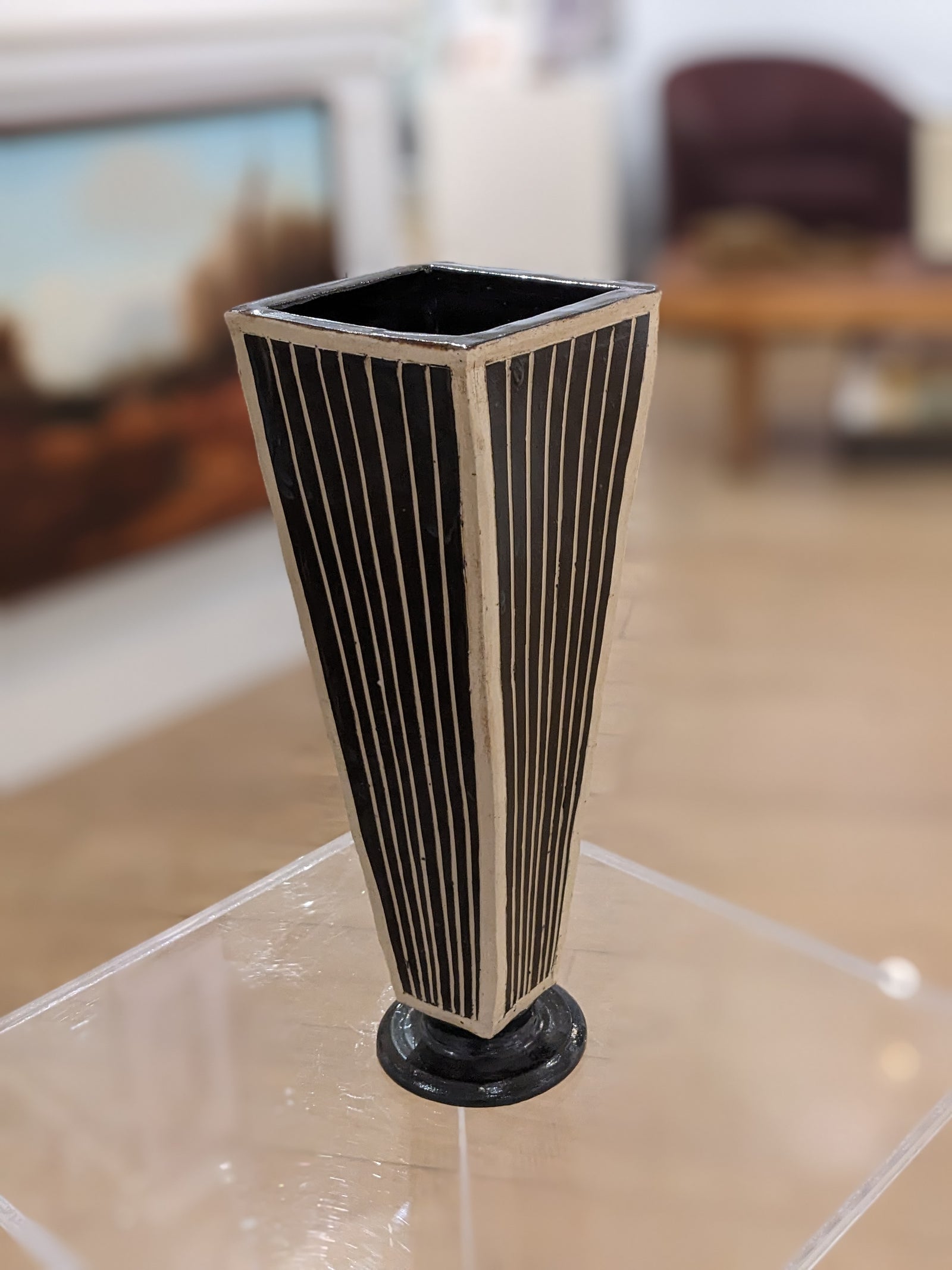 Black and White Vase