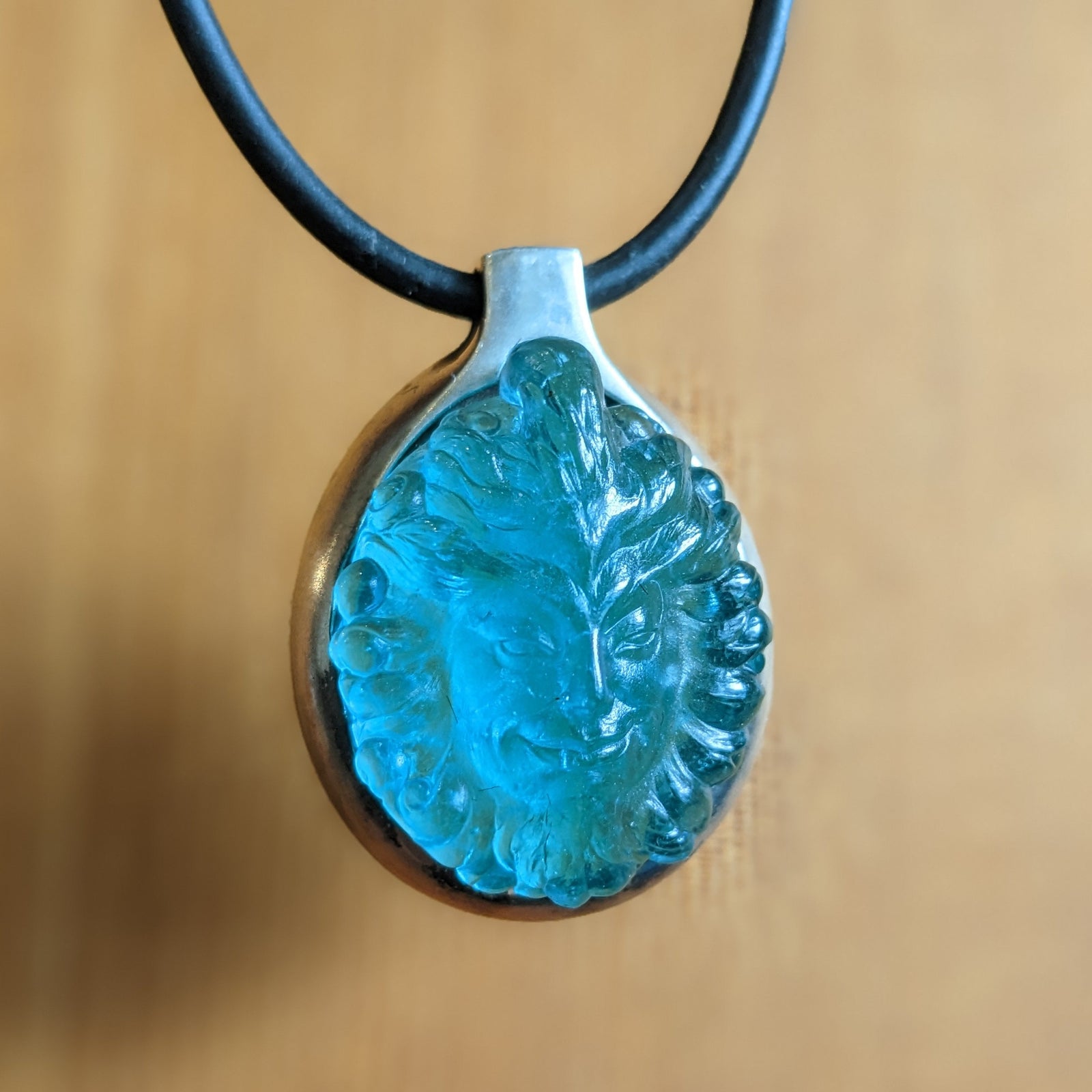 Topaz Sun God Pendant