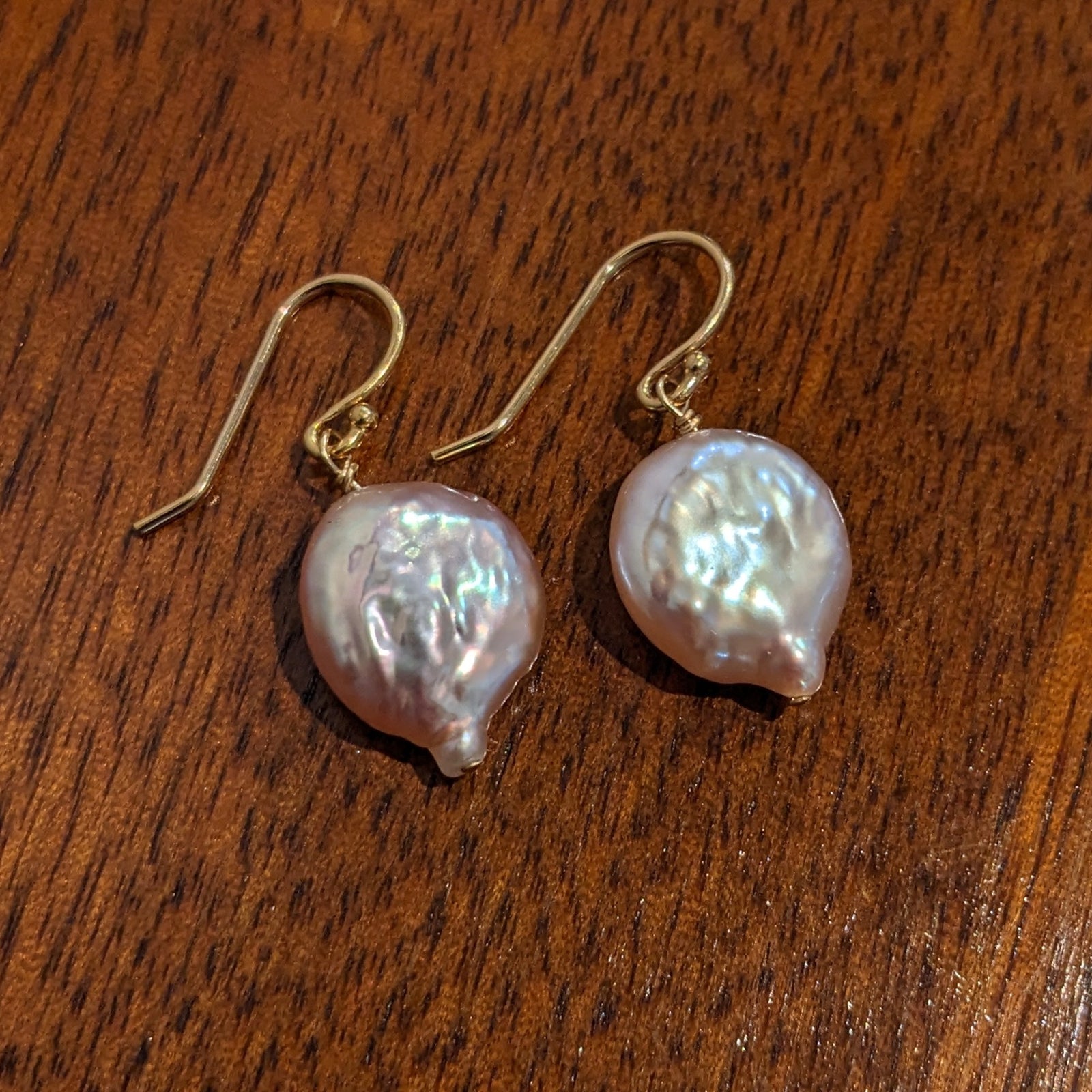 Coin Pearl Earrings