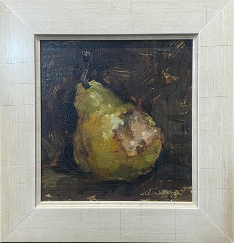 Green Pear (with bite)