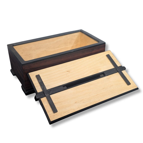 Japanese Tori Rose Wood Kleenex Box