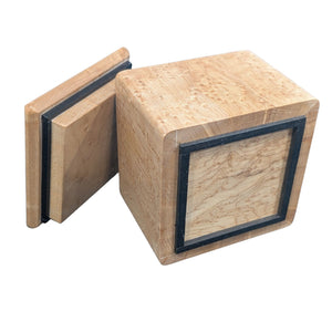 Birds Eye Maple Box with Ebony Detail
