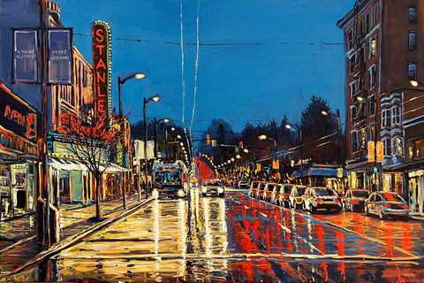 Slow Dance painting by David Wilson in acrylic painting