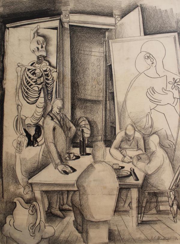 Art School Lunch Table