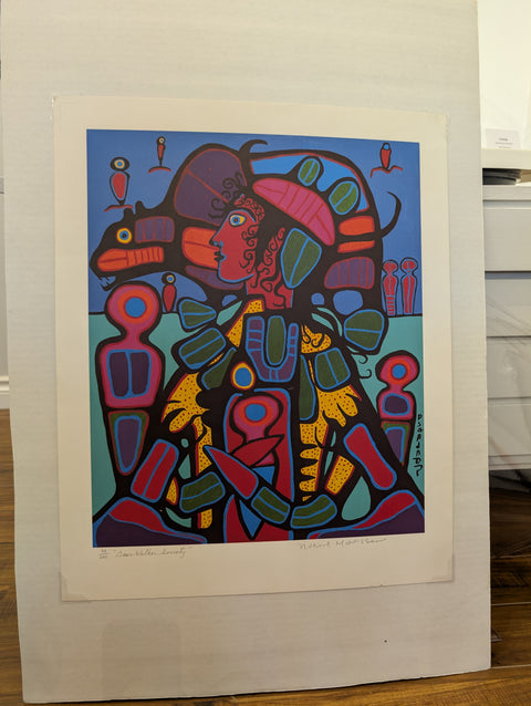 Bear Walker Handmade Silk Screen