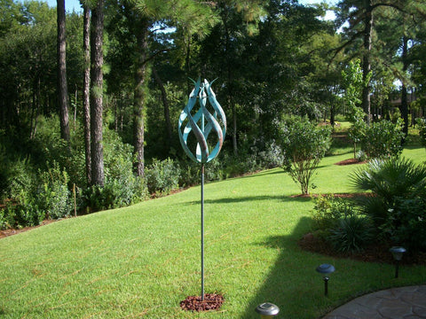 Lyman Whitaker's Beautiful Copper Kinetic Wind Sculpture
