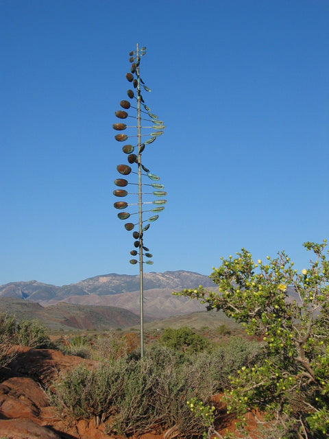 Lyman Whitaker's Beautiful Copper Kinetic Wind Sculpture
