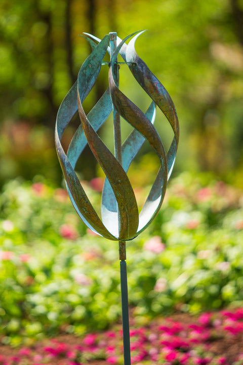 Lyman Whitaker's Beautiful Copper Kinetic Wind Sculpture