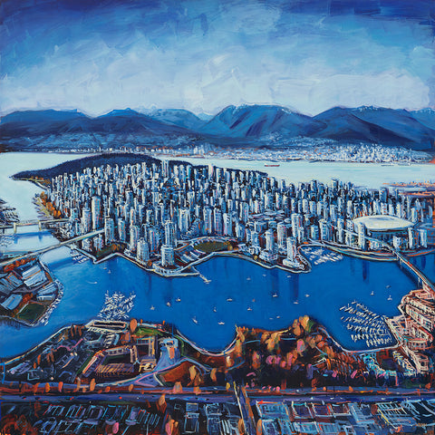 The Ground Beneath My Feet painting by David Wilson in acrylic on board