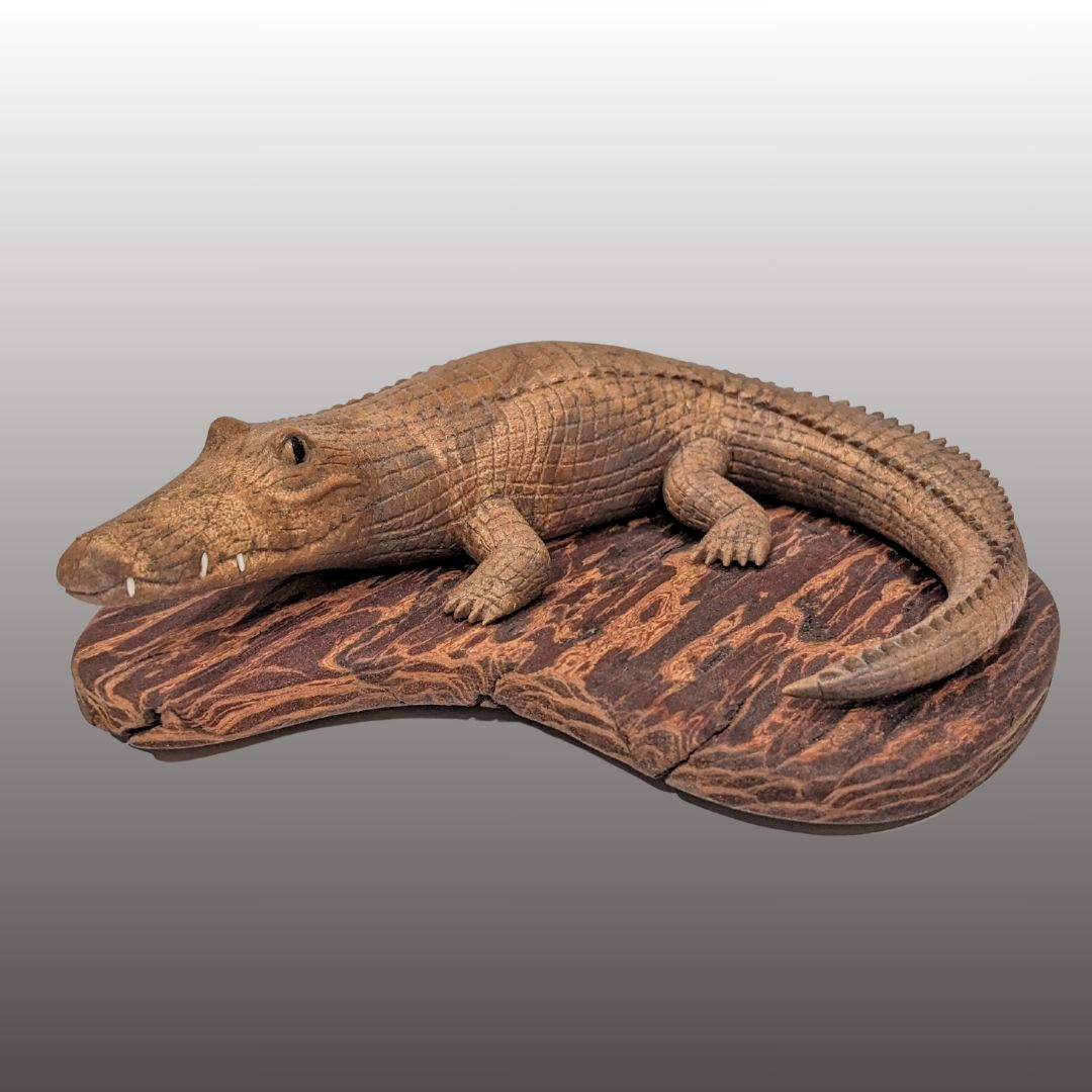 Crocodile Carving
