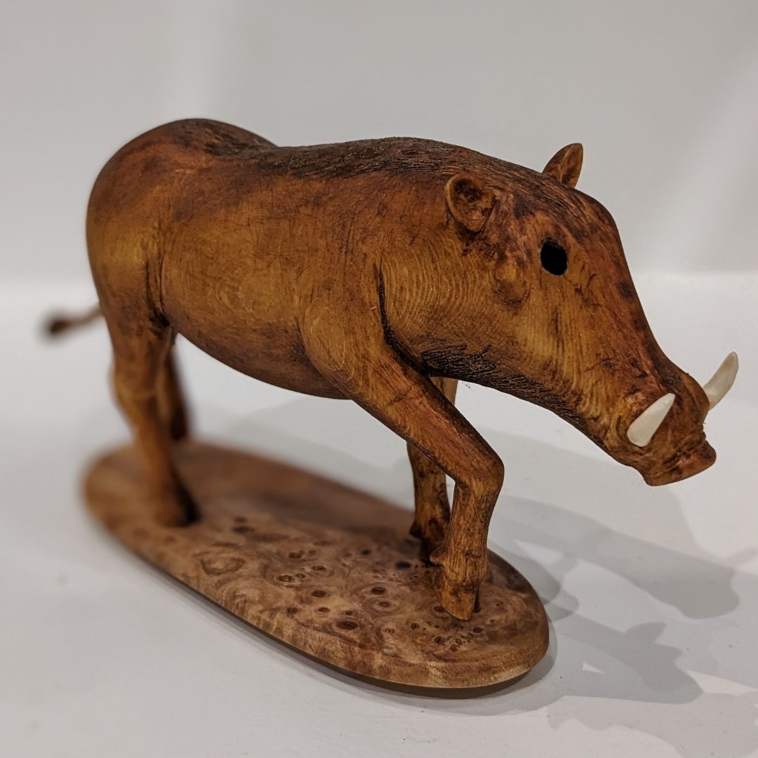 Warthog Carving