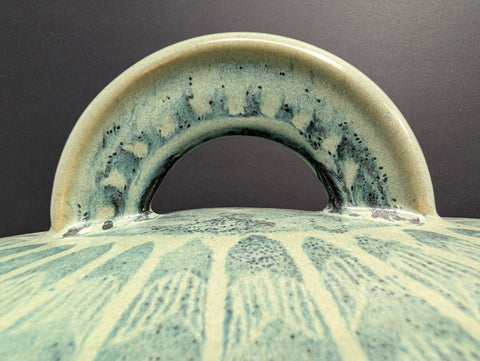 Green Casserole Dish with Lid