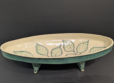 Green Casserole Dish with Lid