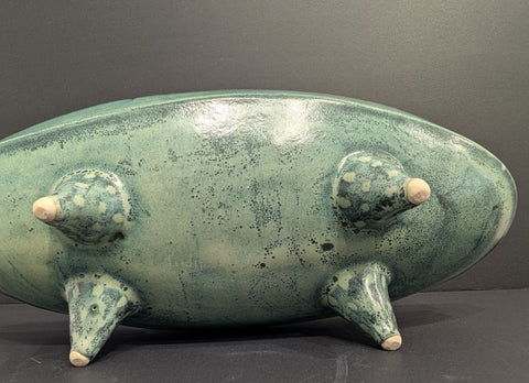 Green Casserole Dish with Lid