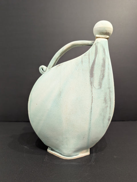 Green Jug with Round Cap