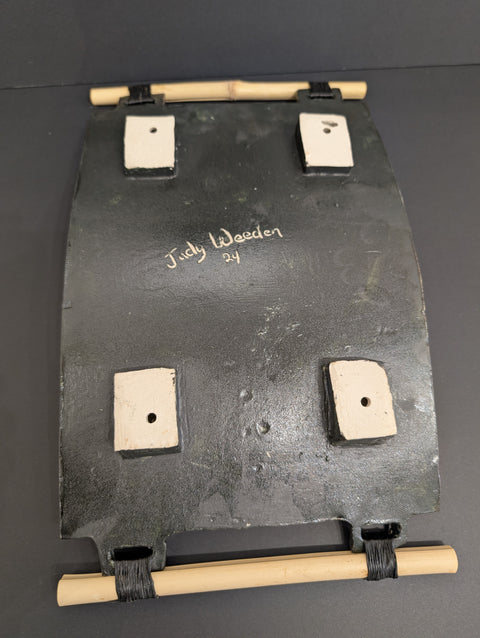 Hand Carved B&W Sushi Tray