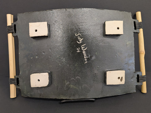 Hand Carved B&W Sushi Tray