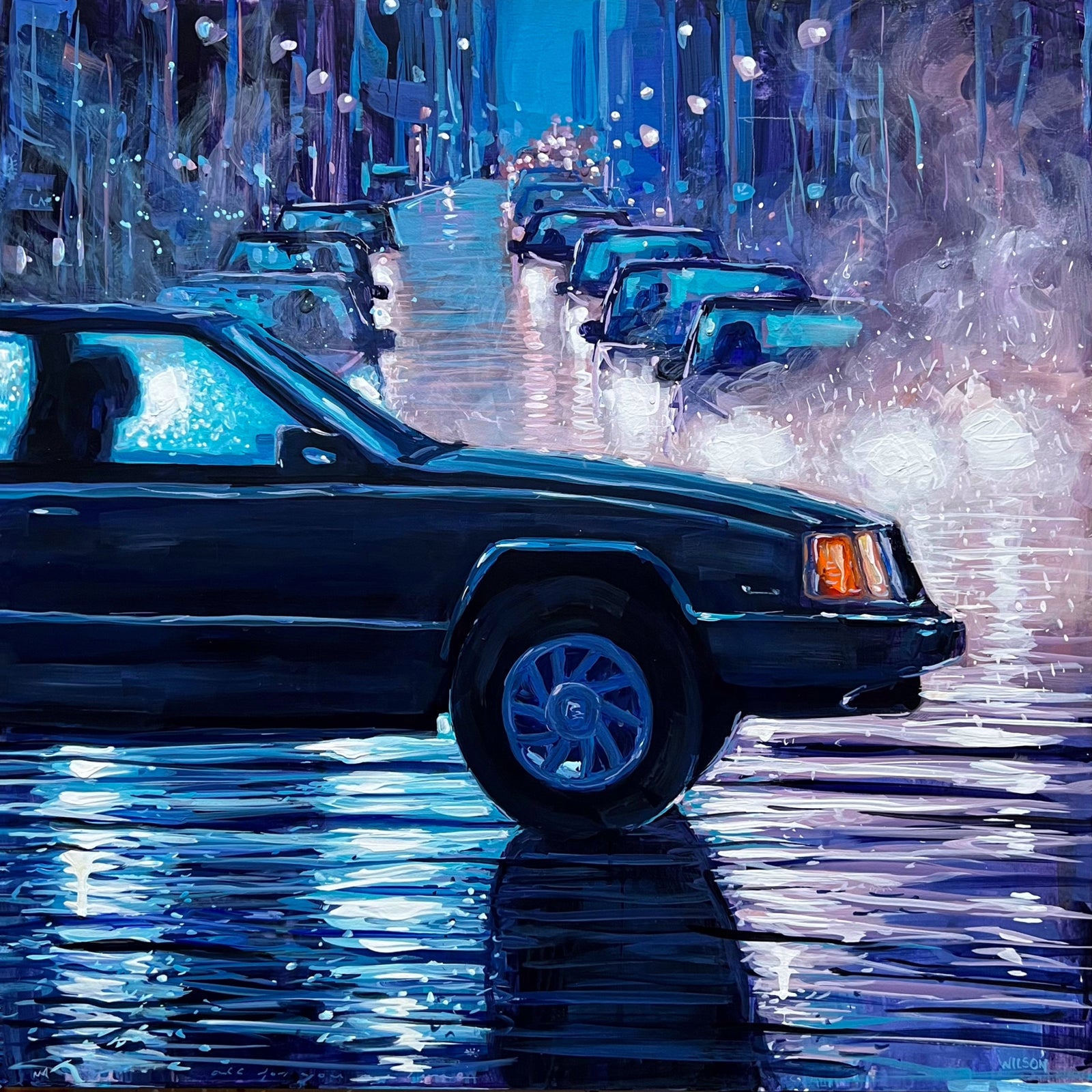 Take My Time painting by David Wilson in acrylic on board