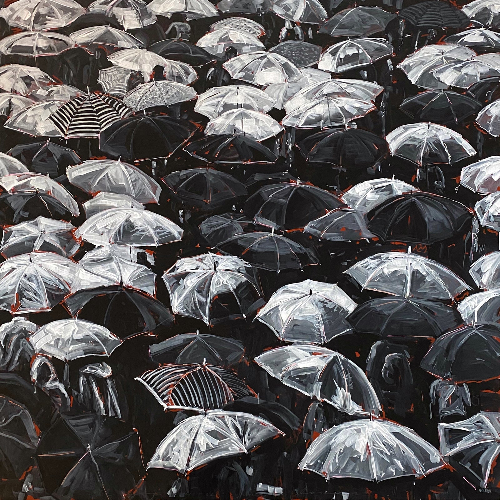 So Far Away painting by David Wilson in acrylic on canvas