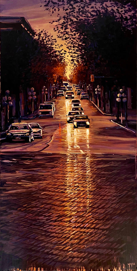 Before the Sun painting by David Wilson in acrylic painting