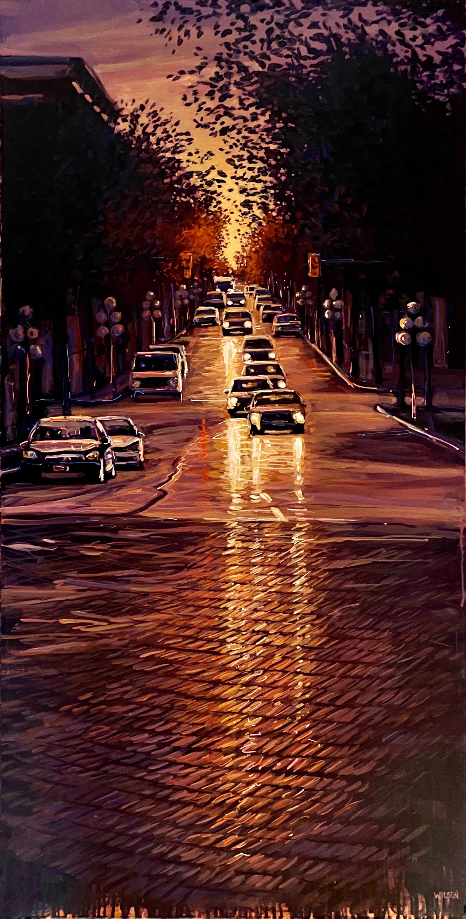 Before the Sun painting by David Wilson in acrylic painting