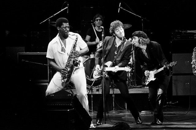 Bruce with Clarence Clemons & Steve Van Zandt
