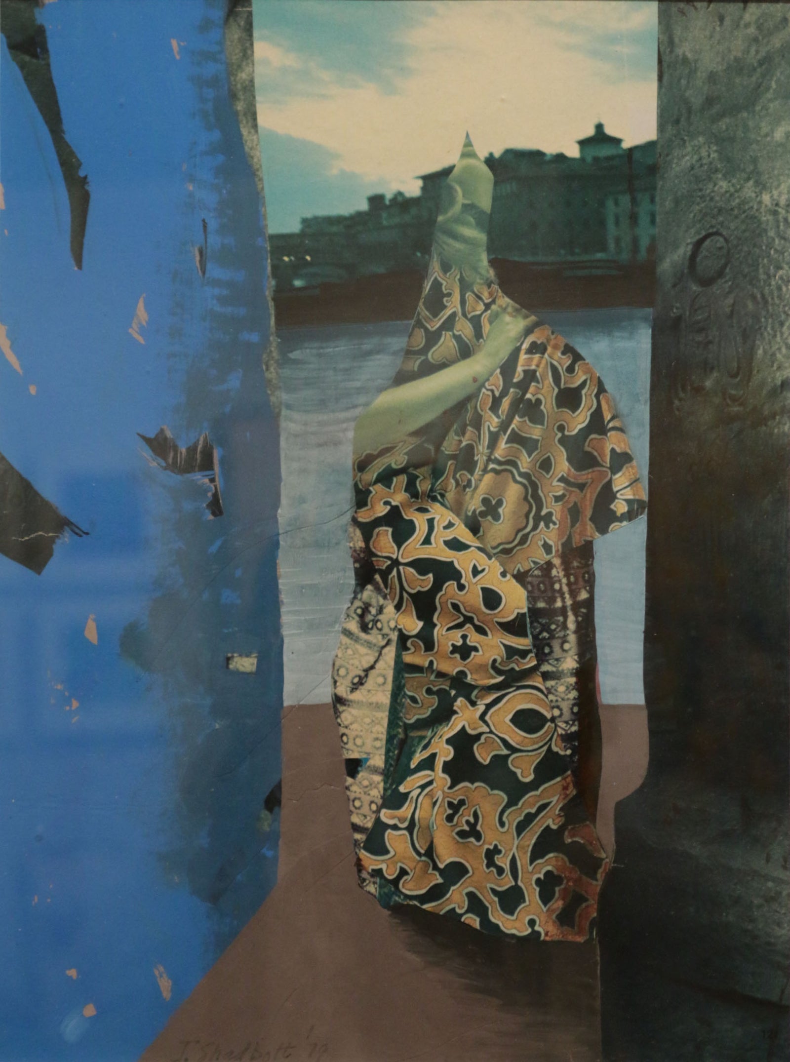 By the Canal, collage by Jack Shadbolt