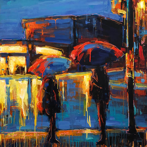 Expanse painting by David Wilson in acrylic painting