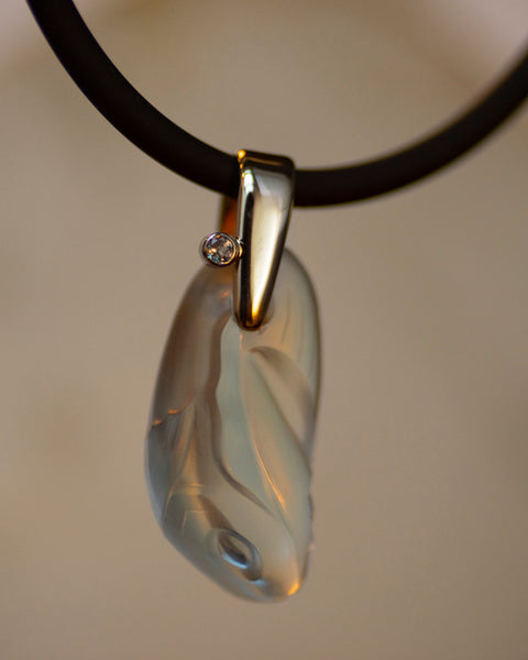 Koi in Sky Blue Topaz