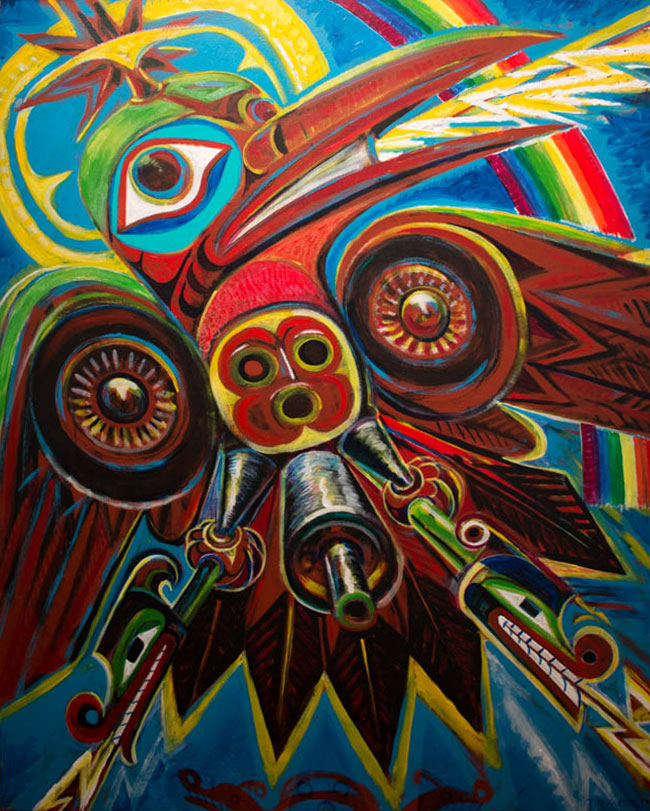 Hummingbird God of War by Tom Duquette