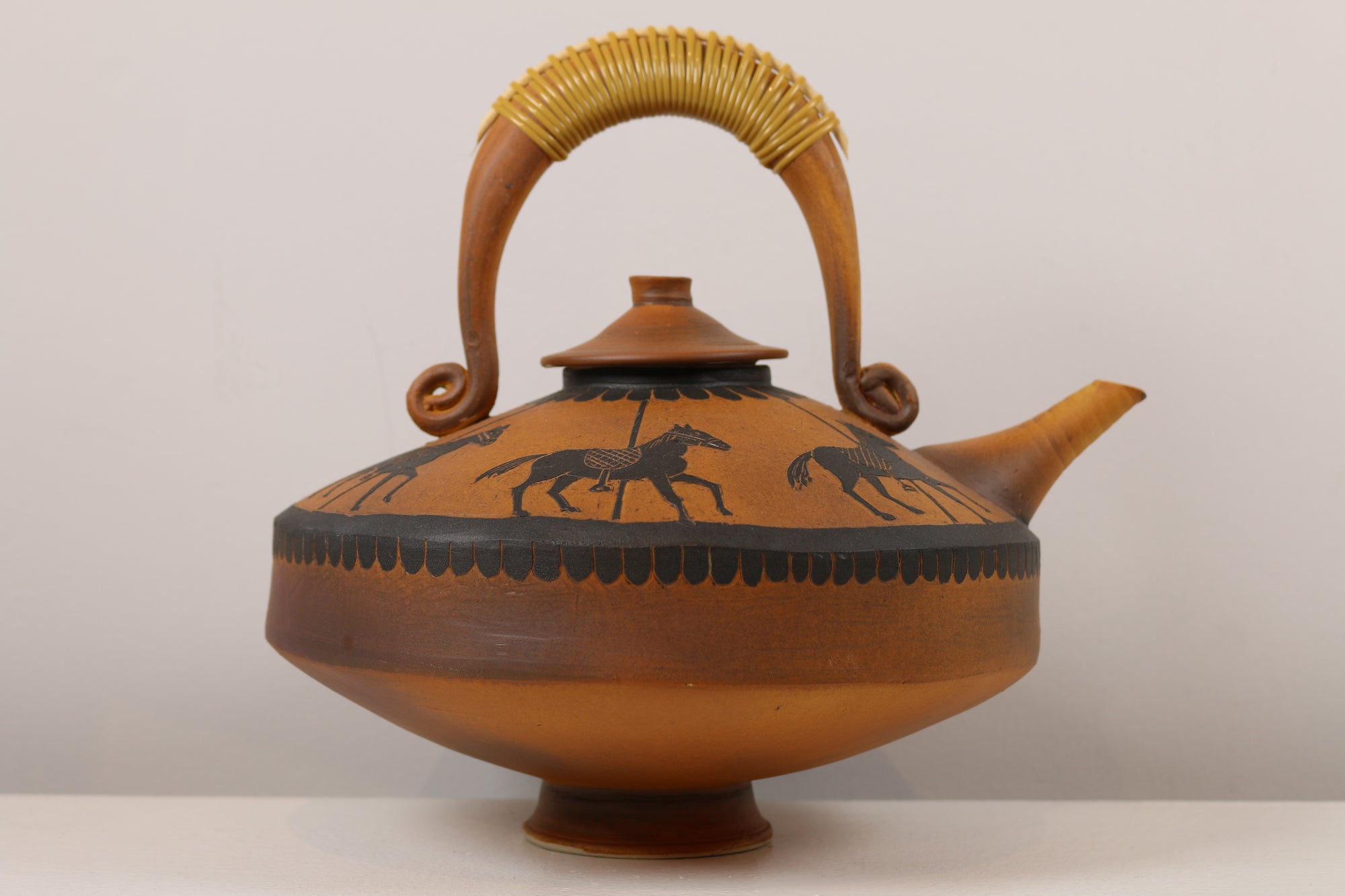 Horse Carousel Tea Pot