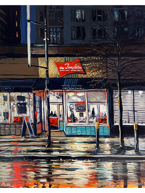 Interval painting by David Wilson in acrylic painting