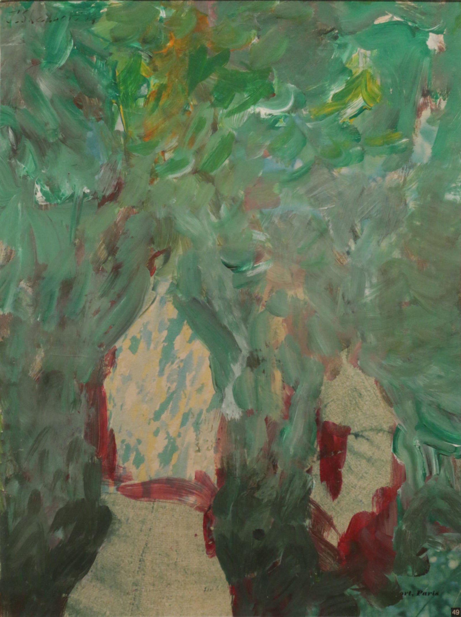 Jungle Path, collage Jack Shadbolt