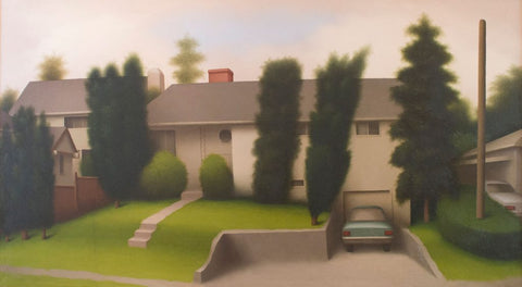 Original painting by Martin Honisch with musicians