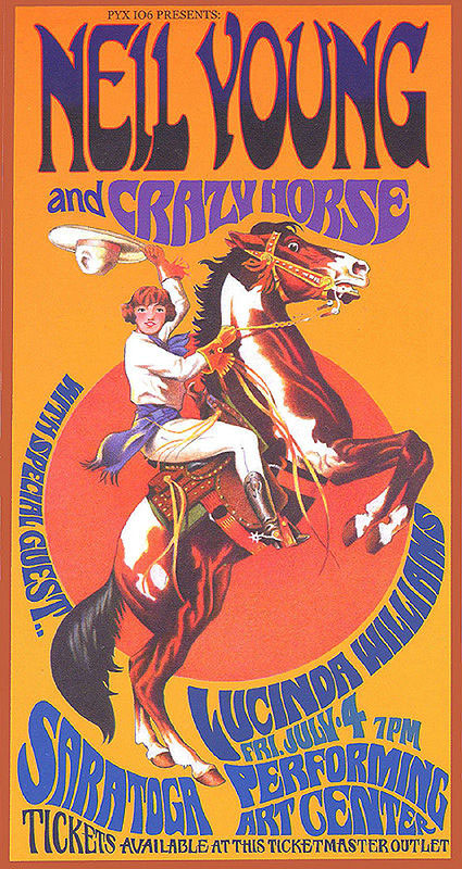 Neil Young and Crazy Horse (with Lucinda Williams) July 4, 2003 Saratoga Performing Art Centre, Saratoga Springs, NY.