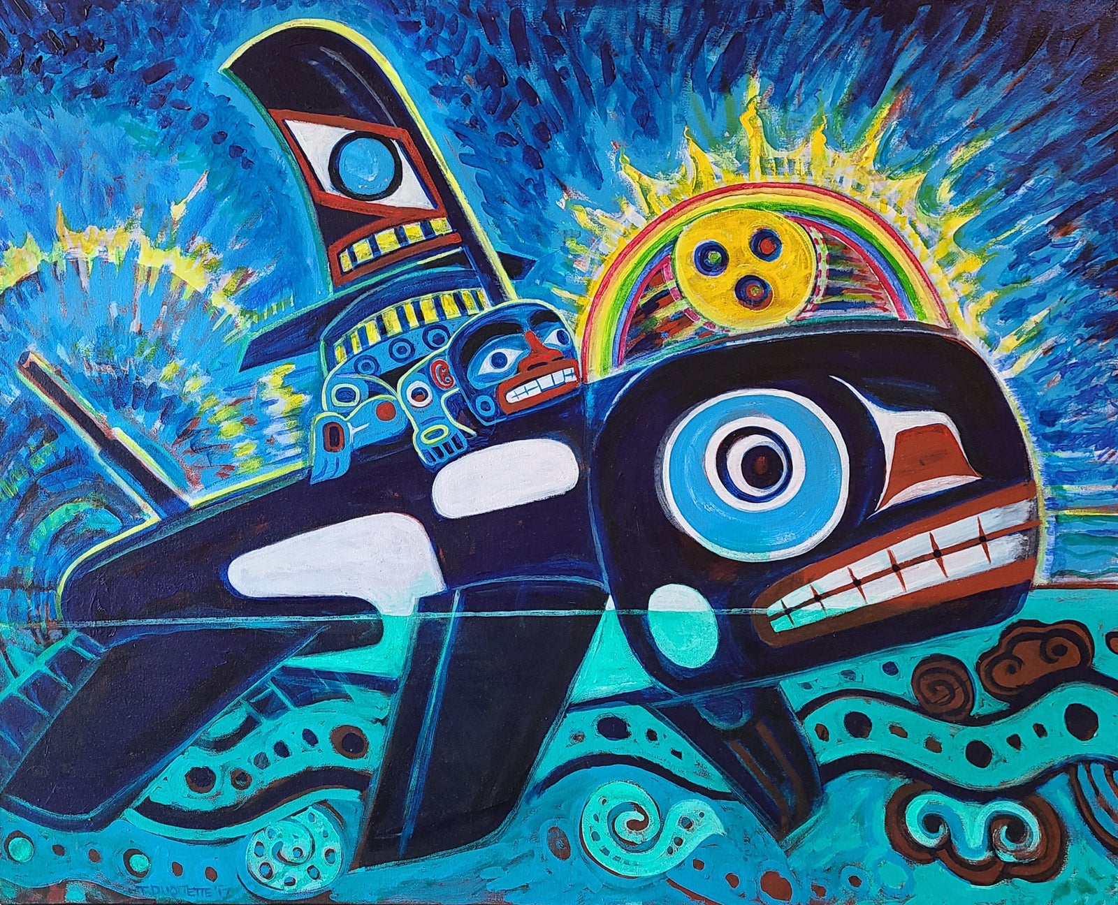 Nuclear Orca by Tom Duquette