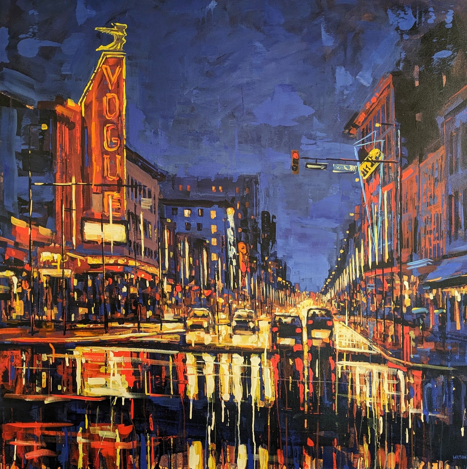 In Another Direction painting by David Wilson in acrylic painting