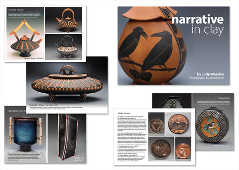 "Further Narratives in Clay" Coffee Table Collectors Book by Judy Weeden
