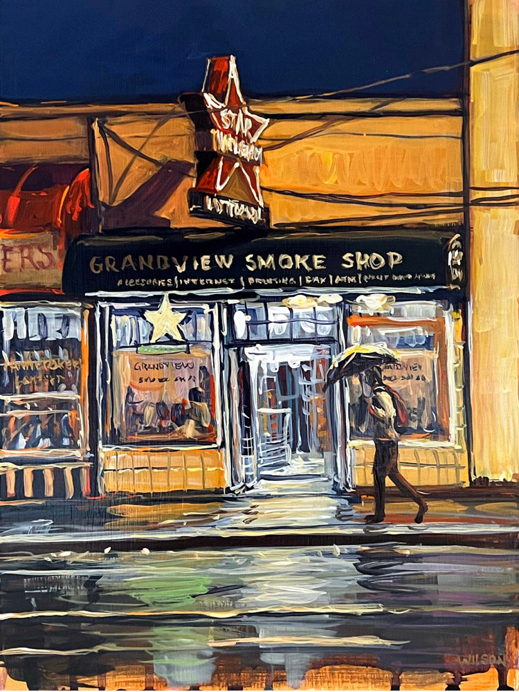 Stars Above painting by David Wilson in acrylic painting