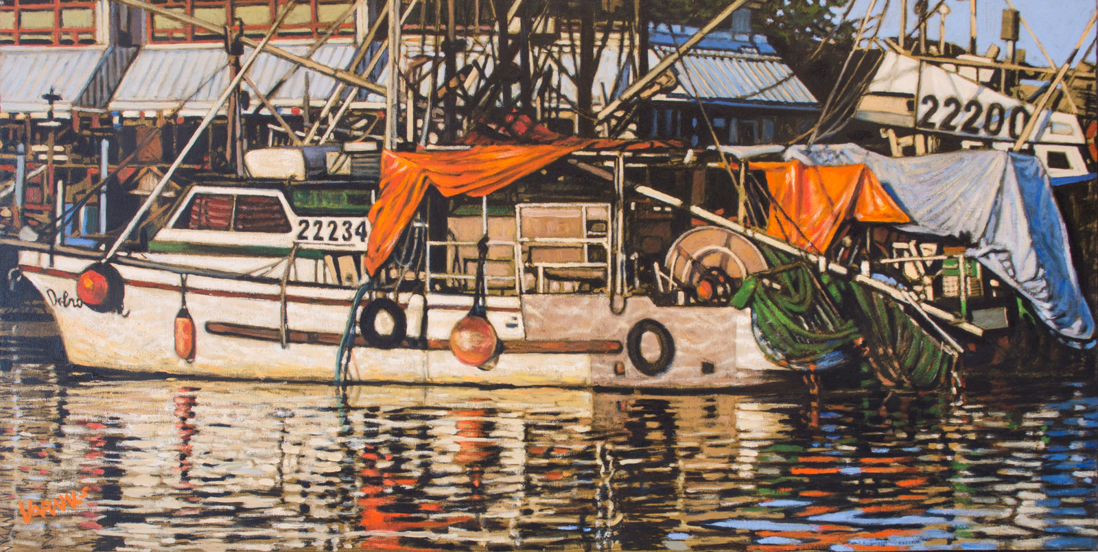 oil on canvas painting by dan varnals