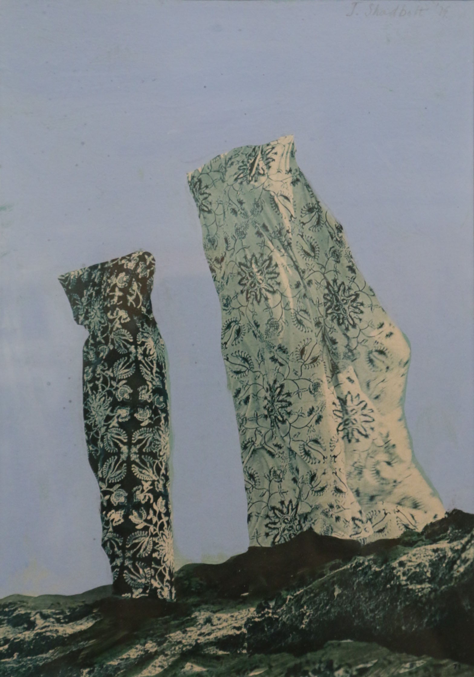 Summer Megaliths, collage Jack Shadbolt