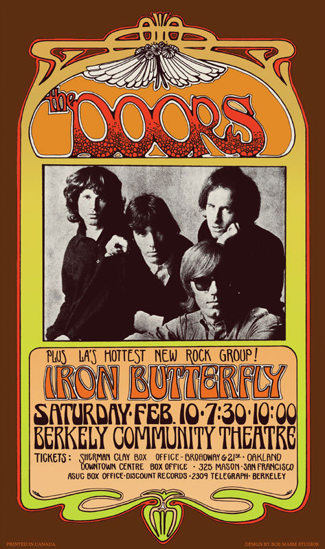 The Doors February 10, 1968, Berkeley Community Theater