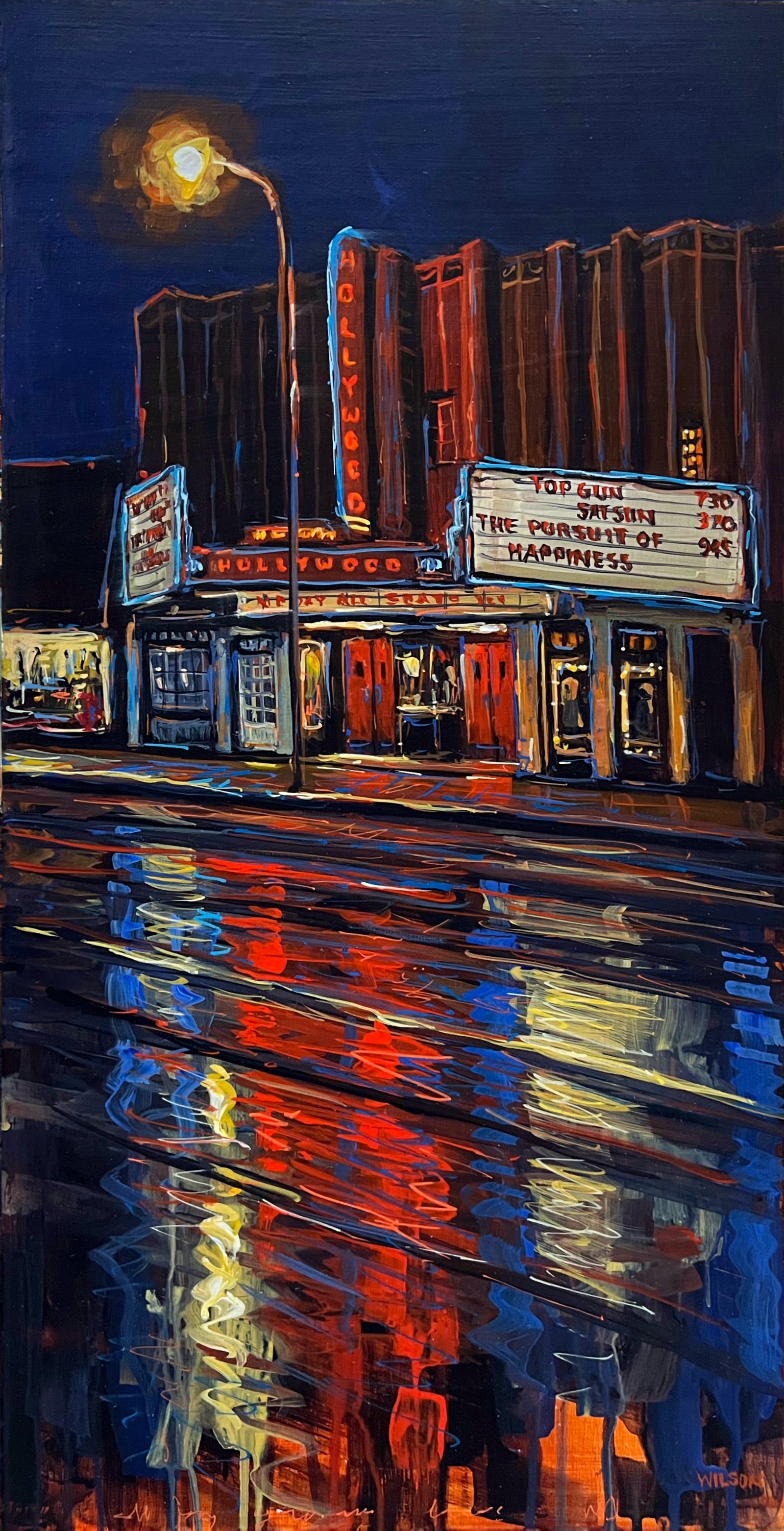 What They Wanted painting by David Wilson in acrylic painting