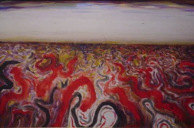 close up Autumn Tapestry | Original Jack Shadbolt