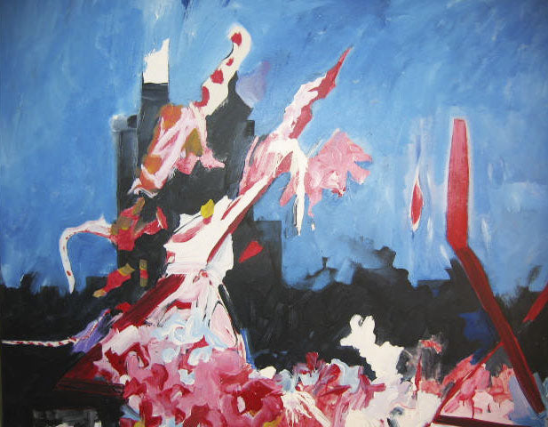 City Nocturn 6 | Original Collage Jack Shadbolt