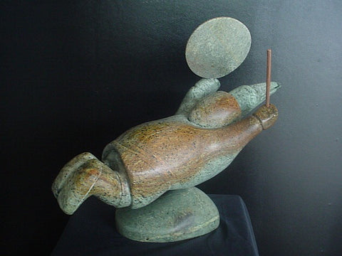 Shaman Flying Drum Raven