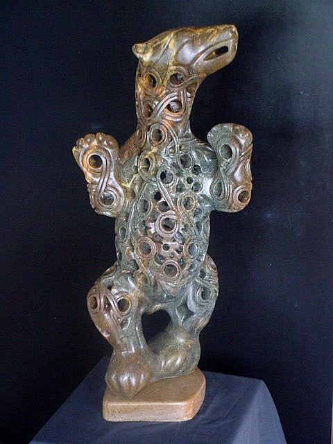 Bear Intertwined with Nature