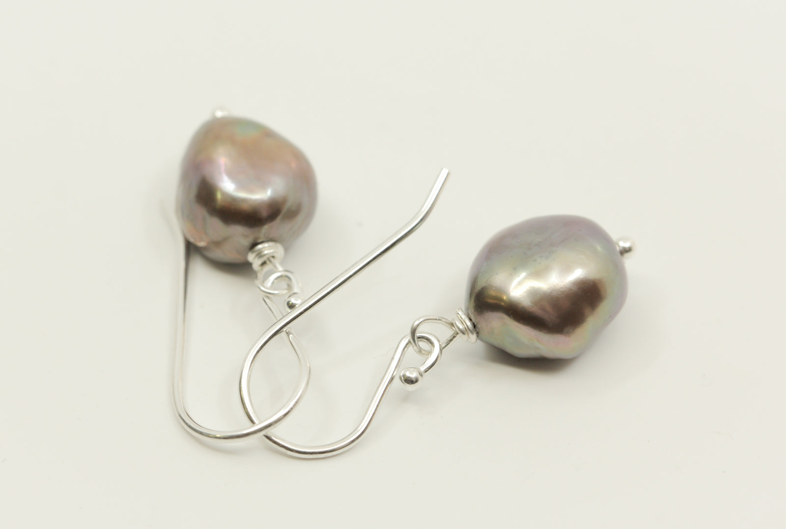 Iridescent Pearl Earrings