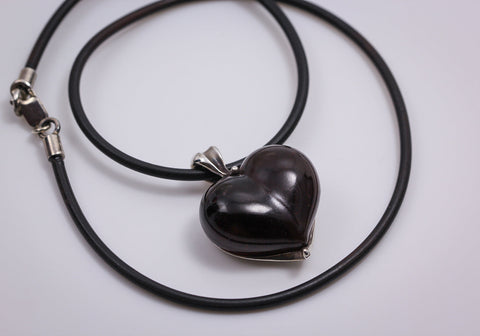 Ruby Red Heart Pendant